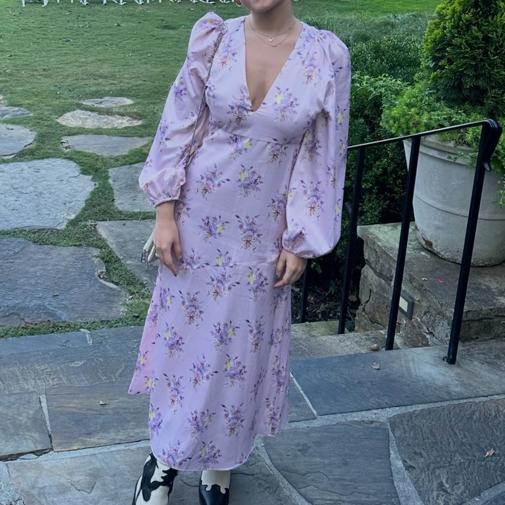 LoveShackFancy Floral Maxi Dress